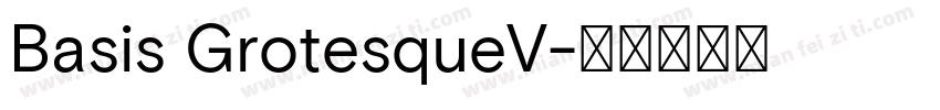 Basis GrotesqueV字体转换